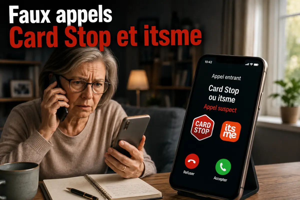 Belgique : Faux appels Card Stop et itsme Belgique : Faux appels Card Stop et itsme
