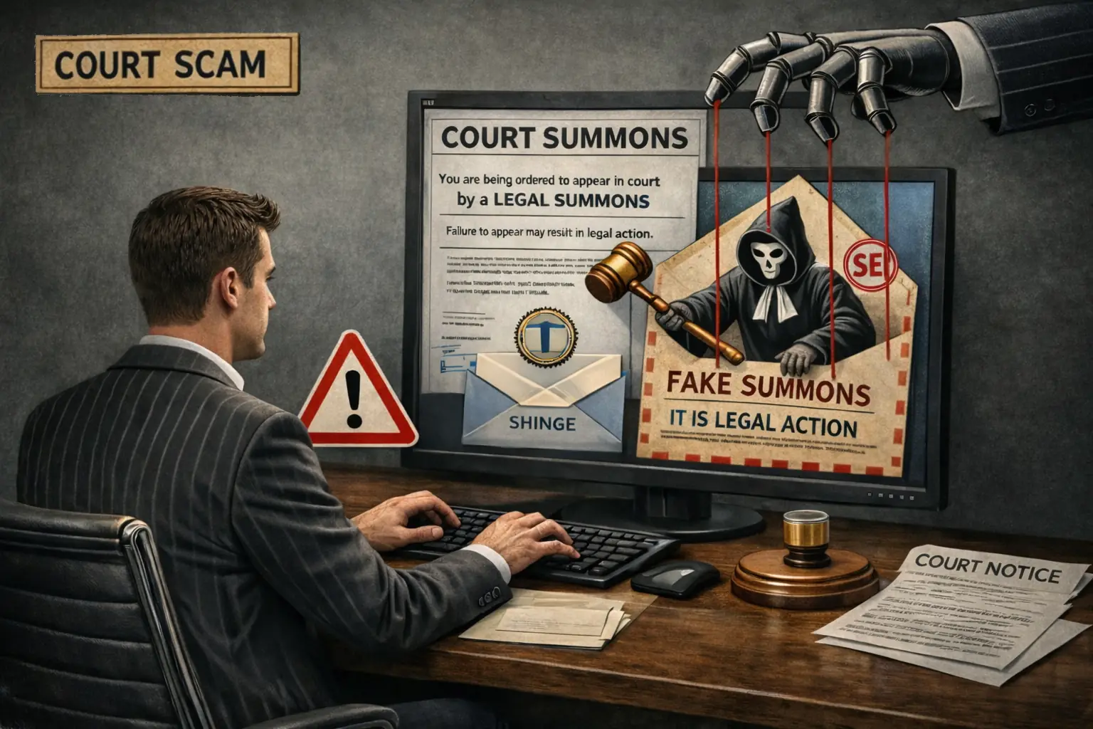 Fausse convocation judiciaire par e-mail – des escrocs usurpent la Justice et la Gendarmerie pour intimider leurs victimes Fausse convocation judiciaire par e-mail – des escrocs usurpent la Justice et la Gendarmerie pour intimider leurs victimes