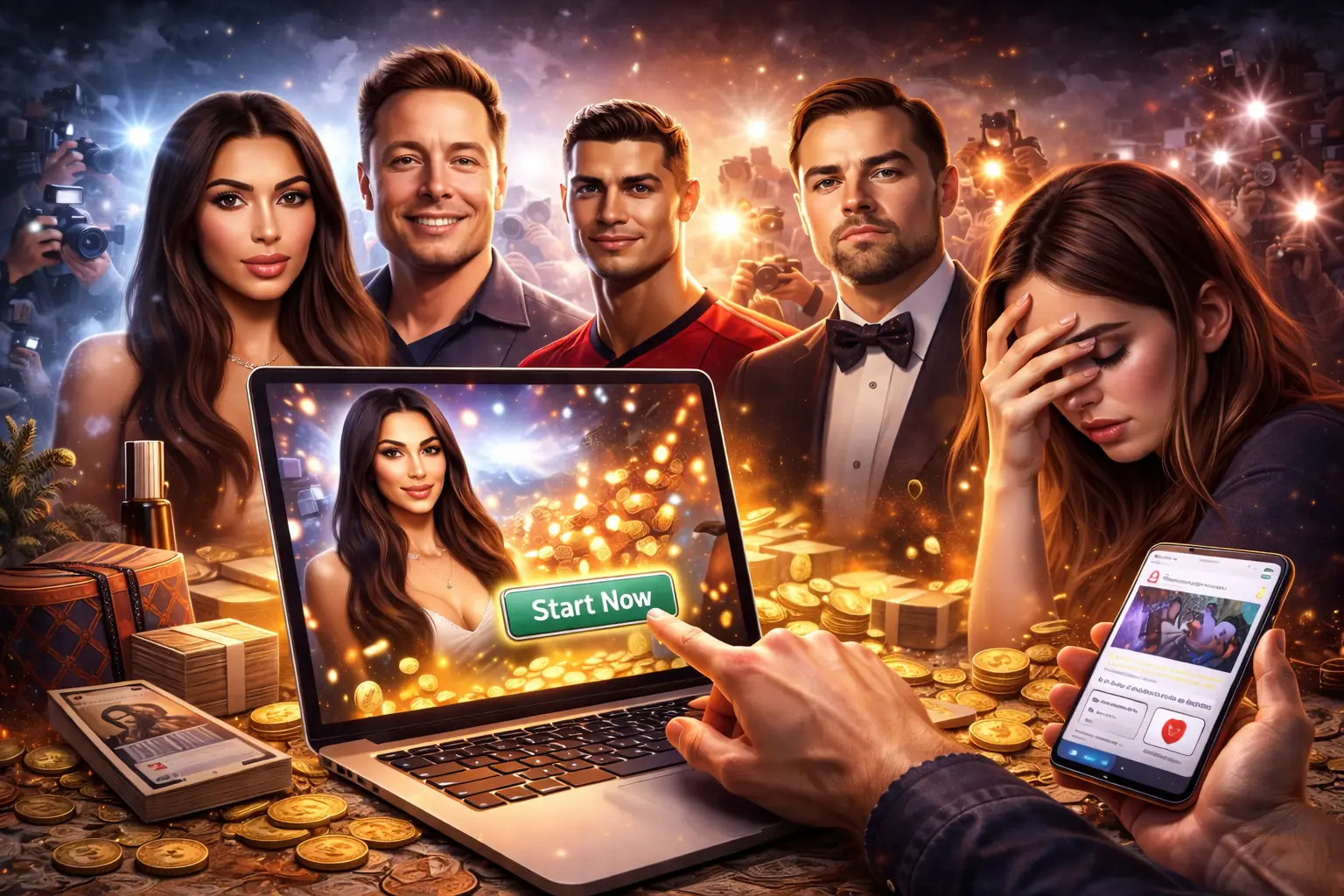 Arnaque à la célébrité : quand l’image des stars piège les internautes Arnaque à la célébrité : quand l’image des stars piège les internautes