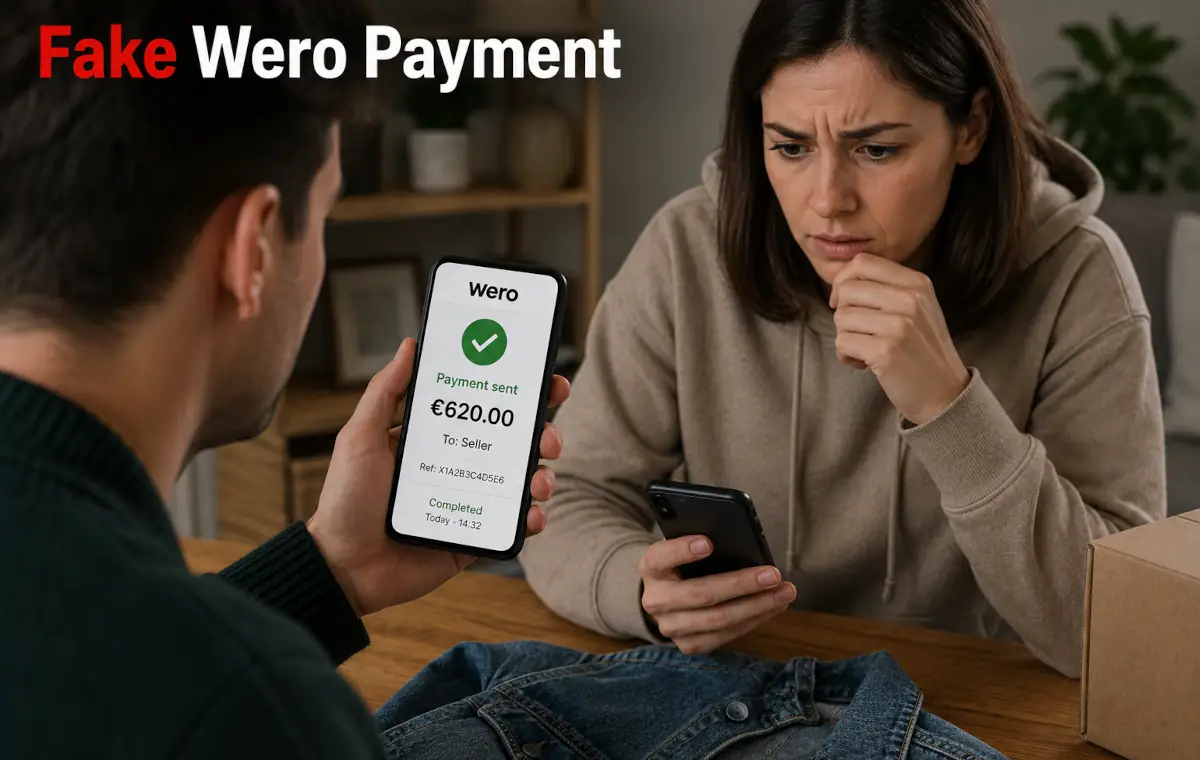 Faux paiement Wero entre particuliers Faux paiement Wero entre particuliers