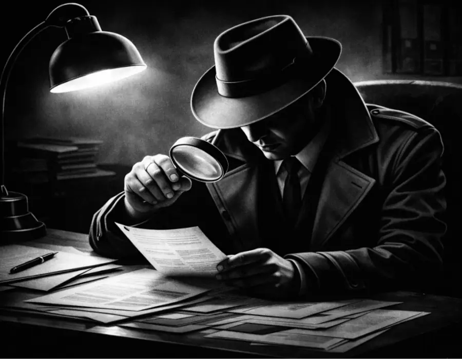 Détective recherche recherche